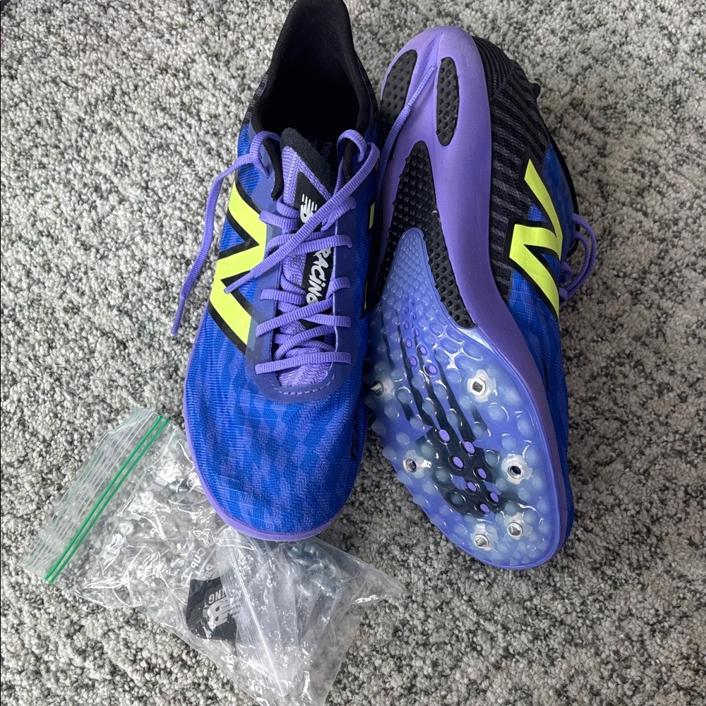 New Balance Purple and Yellow Athletic Shoes